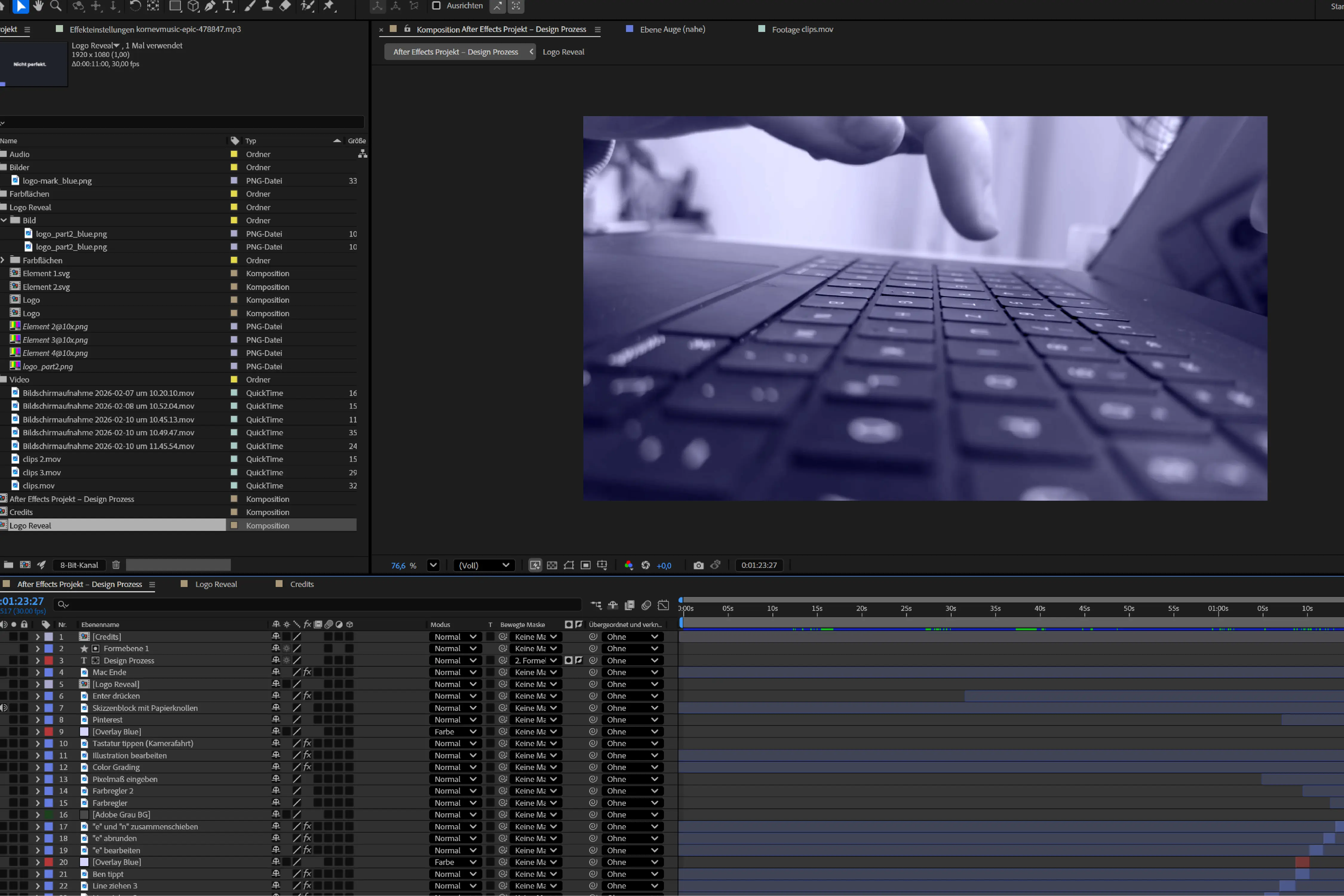 After Effects Projekt