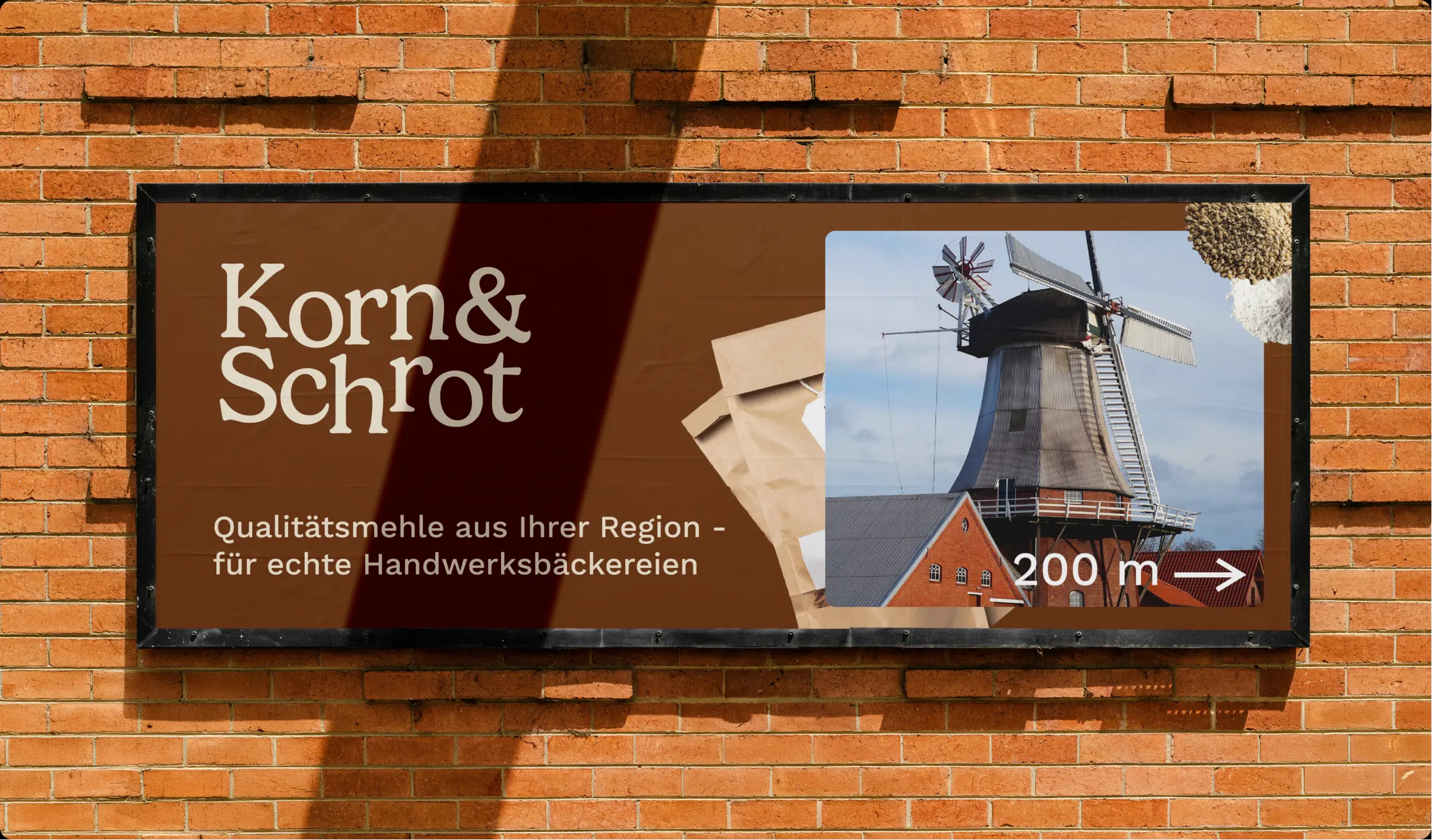 Korn & Schrot Cover: Markenauftritt im natürlichen, bodenständigen Design