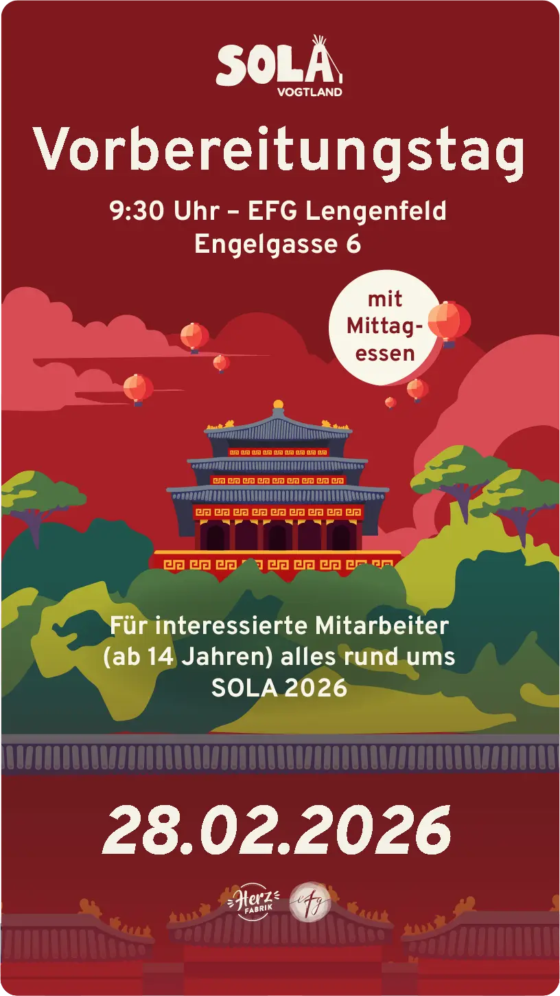Story-Flyer zur Ankündigung des Vorbereitungstags im Kampagnendesign